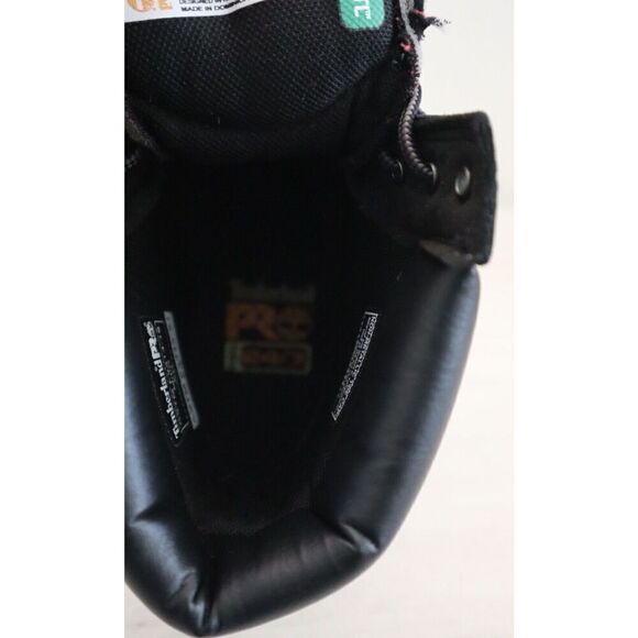 Timberland Pro Men's 7M Women's 8.5M Black Sawhorse Comp Toe 6" Work Boots - Picture 6 of 8